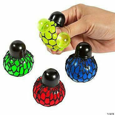 FUN EXPRESS TOYS Mesh Glitter Mini Squeeze Balls