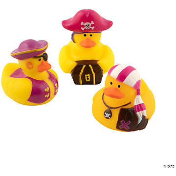 FUN EXPRESS TOYS Pink Pirate Rubber Duckies