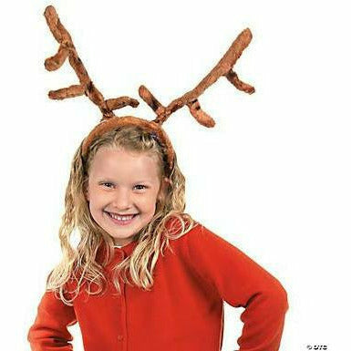 FUN EXPRESS TOYS Plush Reindeer Antlers Headbands