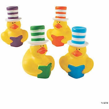 FUN EXPRESS TOYS Stovepipe Hat Rubber Duckies