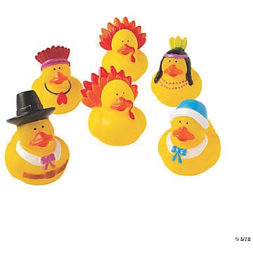 FUN EXPRESS TOYS Thanksgiving Rubber Ducks