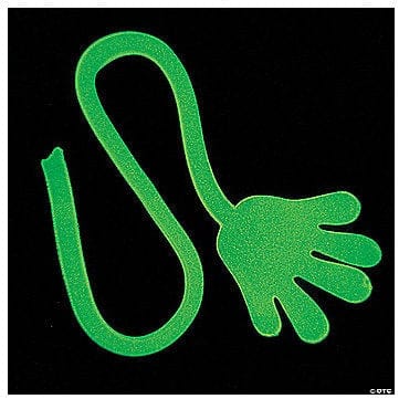 FUN EXPRESS TOYS Vinyl Glow-in-the-Dark Sticky Hands