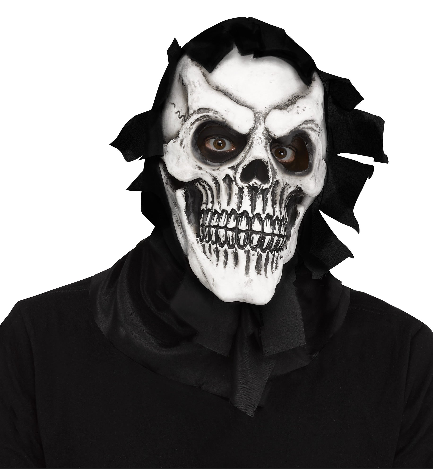 Fun World COSTUMES: MASKS Skull Reaper Mask W/Shroud