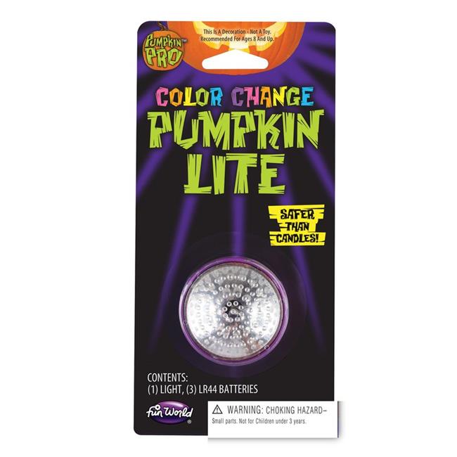 Fun World HOLIDAY: HALLOWEEN Color Change Pumpkin Lites Assortment
