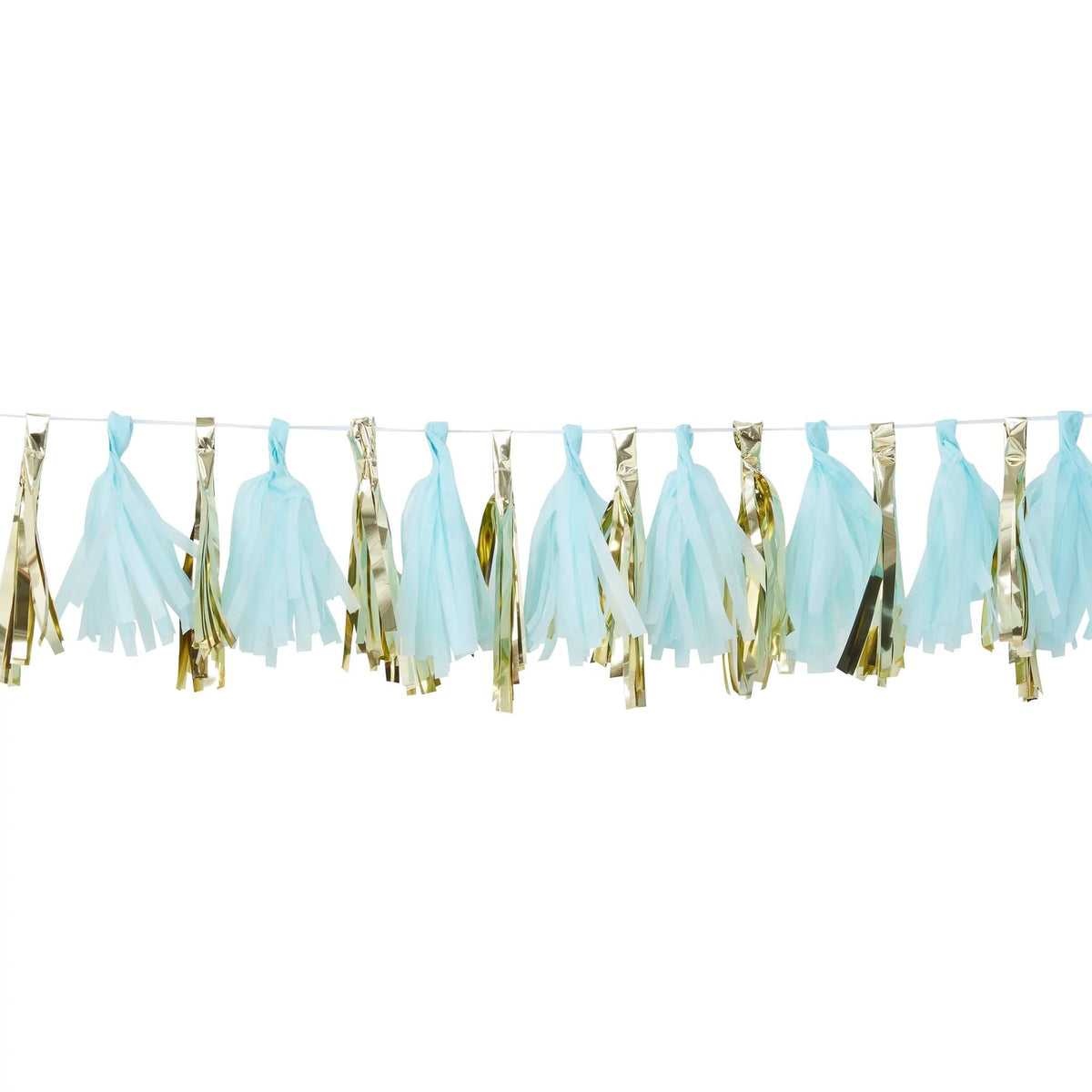 Ginger Ray BABY SHOWER Ginger Ray Blue &amp; Gold Tassel Garland