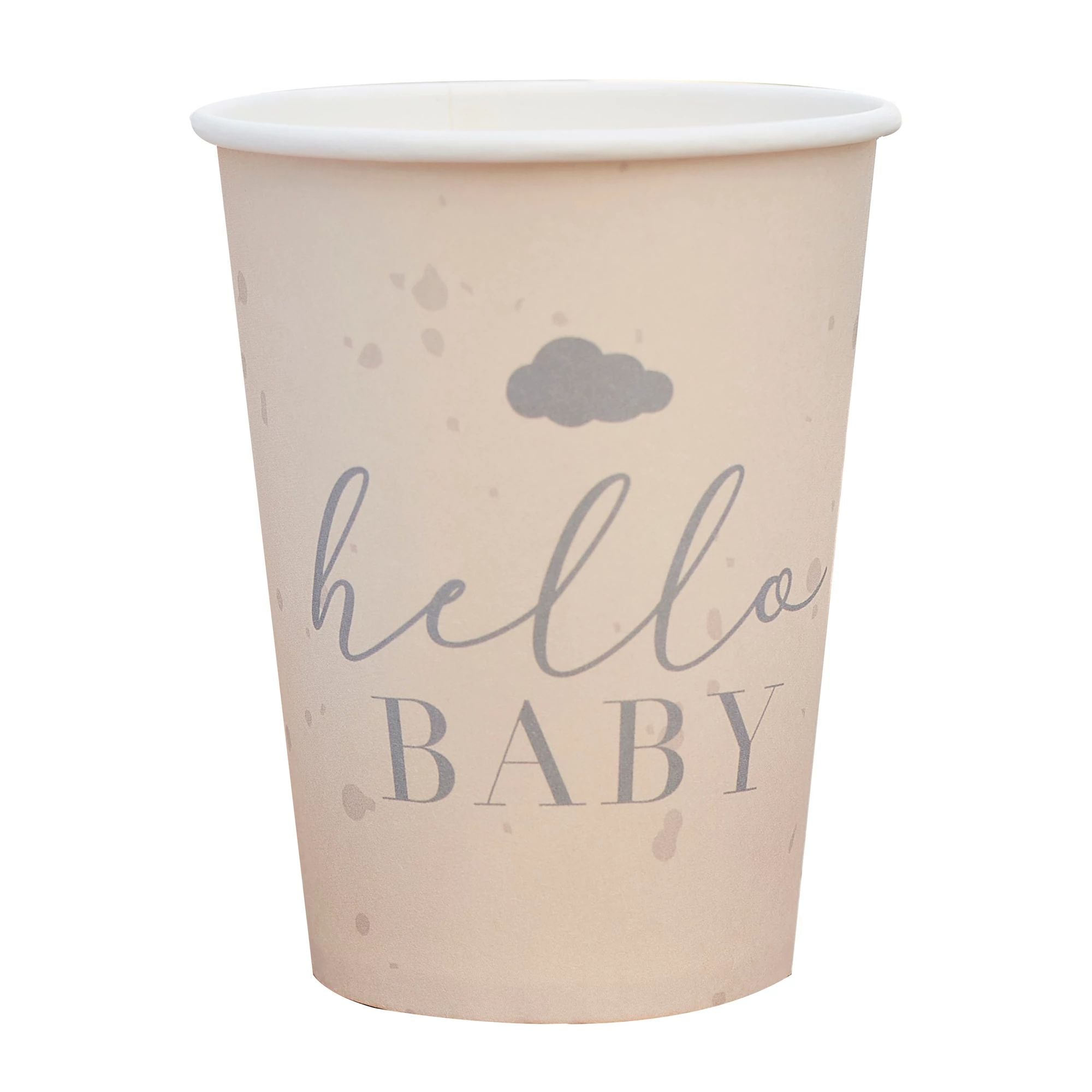 Ginger Ray BABY SHOWER Ginger Ray Hello Baby Eco Paper Cups