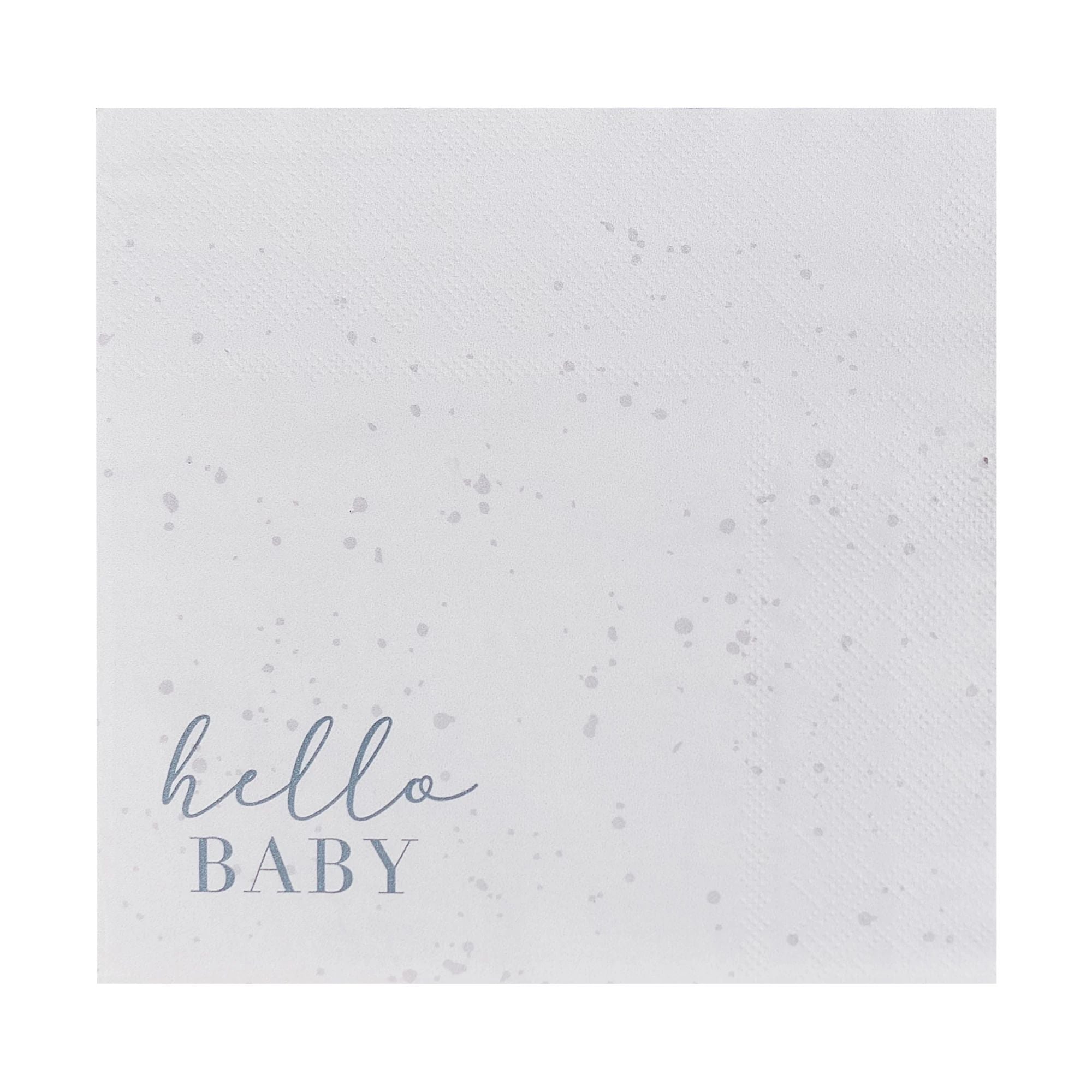 Ginger Ray BABY SHOWER Ginger Ray Hello Baby Eco Paper Napkins