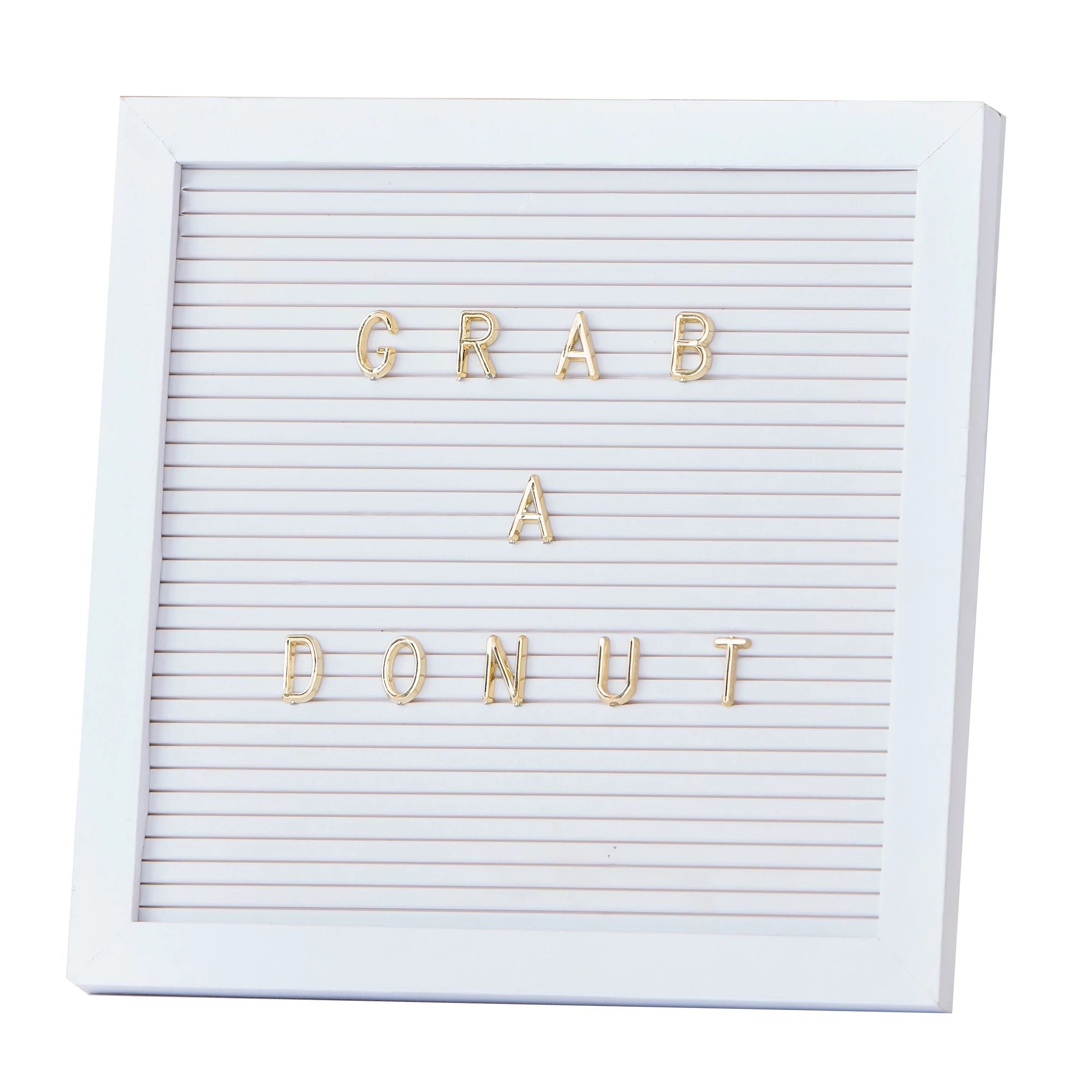 Ginger Ray WEDDING Ginger Ray White Peg Board w Gold letters