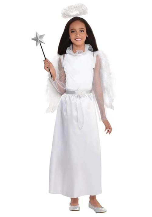 Girl's Starlight White Angel Costume