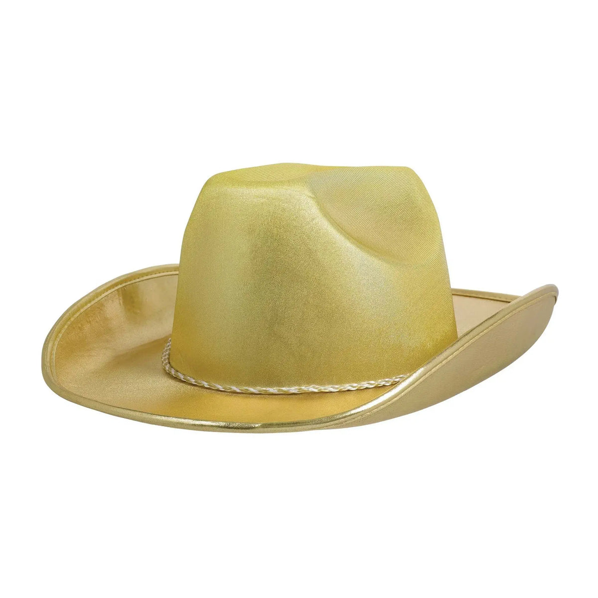 Gold Velour Cowboy Hat