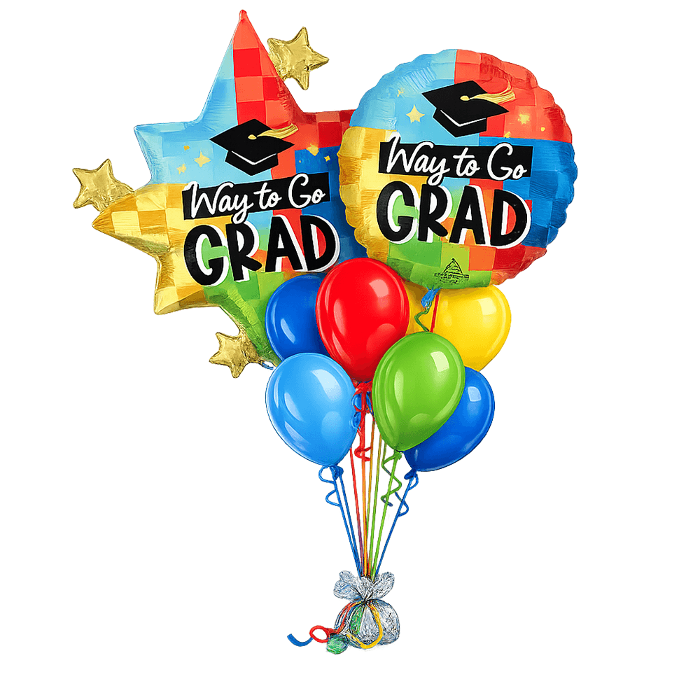 Half Dozen Bundle 11" Balloons Graduation