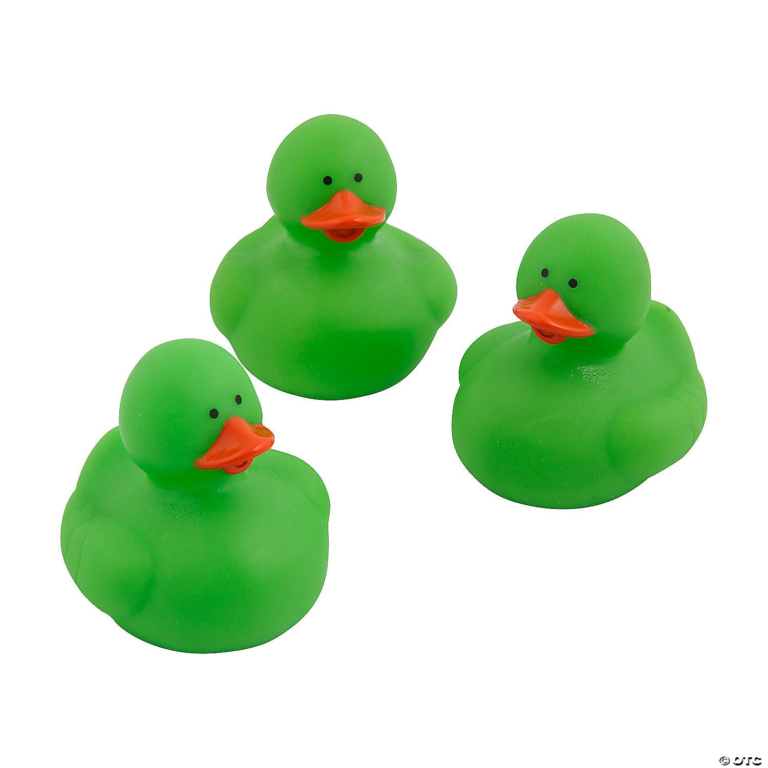 Green Rubber Ducks