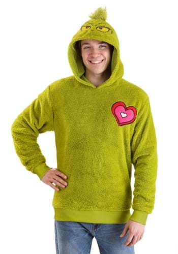 Adult The Grinch Hoodie Costume Top