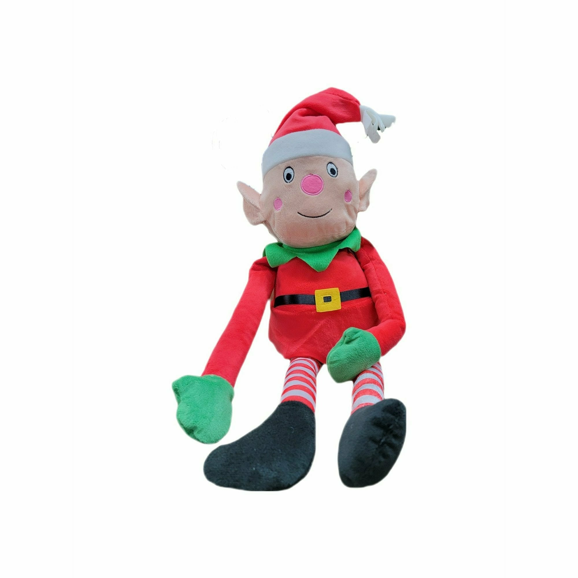 HugFun International HOLIDAY: CHRISTMAS Green Hug Fun Elf Plushie