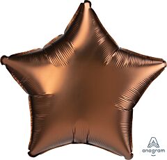 J001 19" Luxe Cocoa Star Foil