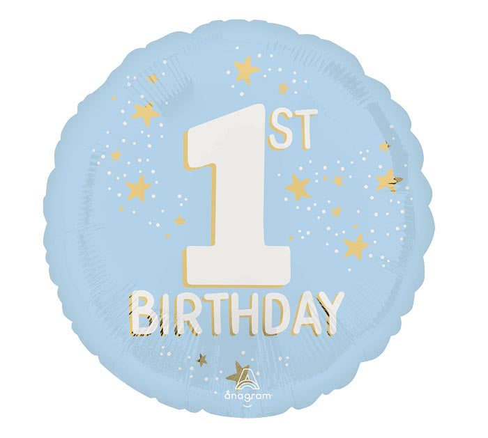 153 17" 1st Birthday Little Mister One-derful Foil