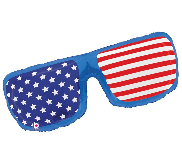 898 31" Patriotic Sunglasses Foil