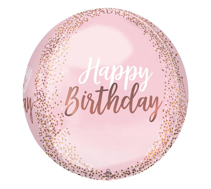354 16" Blush Birthday Orbz