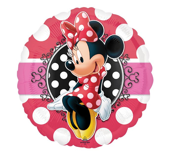 613 17" Minnie Mouse Red Foil