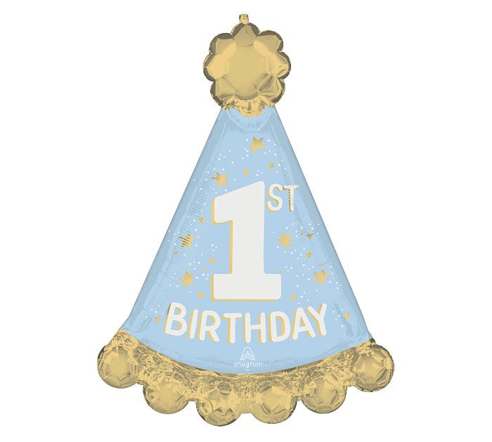163 36" 1st Birthday Little Mister Hat Foil