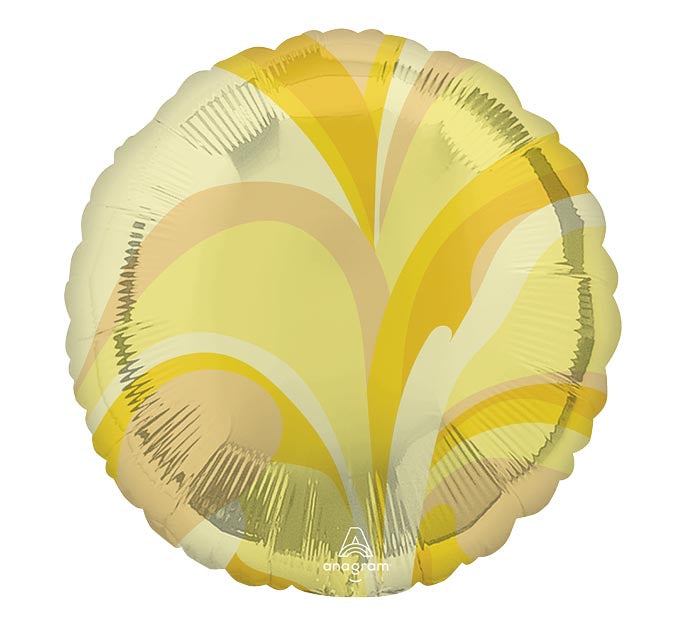 181 17" Gold Macro Marble Round