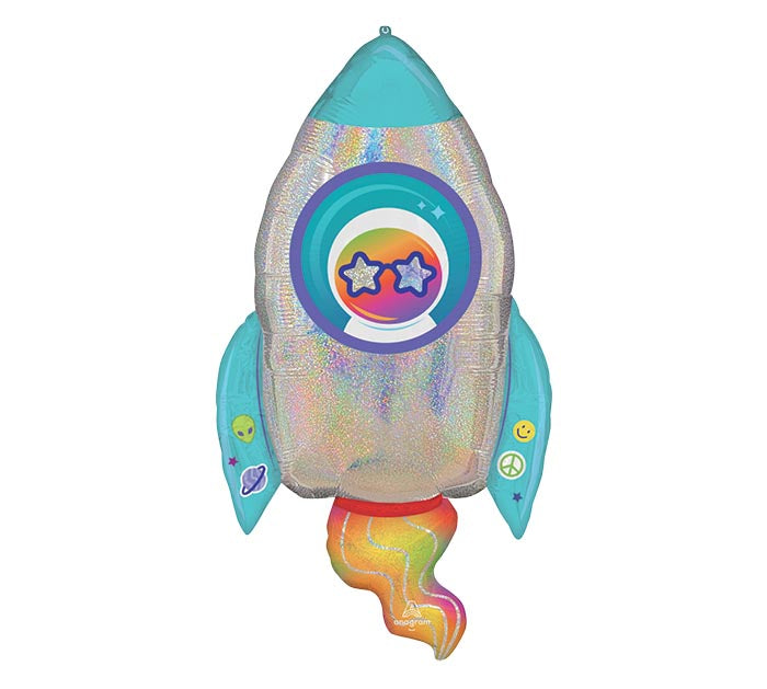 557 29" Outer Space Rocket Foil