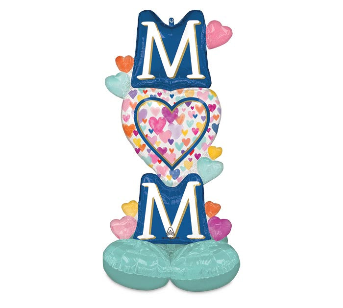 973 49" Mom Hearts Airloonz Foil