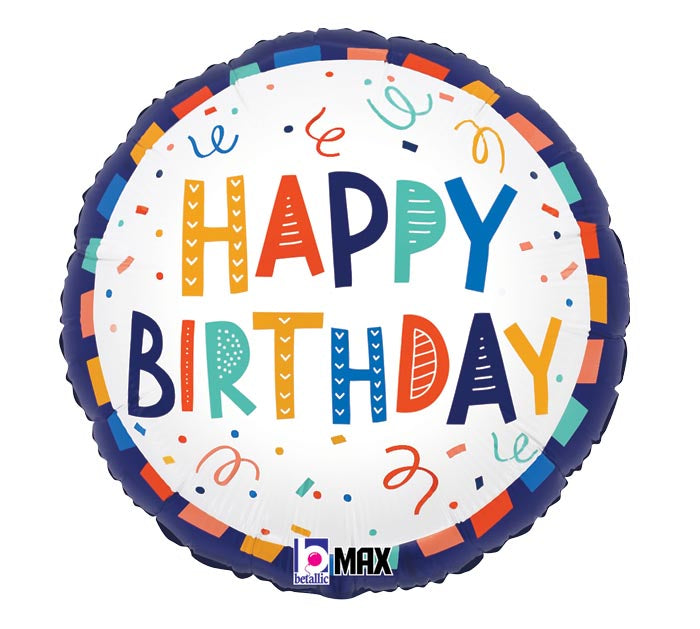 310 18" Festive Birthday Foil