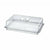 KingZak Industries, Inc. BASIC Rectangular Tray - Clear (with dome lid)
