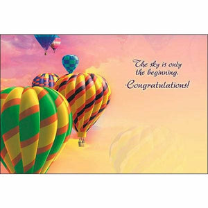 LEANIN' TREE CARDS Congratulations Card: The sky is only the beginning