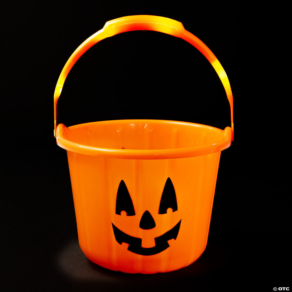 Light-Up Jack-O&#39;-Lantern BPA-Free Plastic Trick-or-Treat Bucket