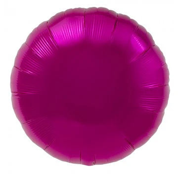 18" Hot Pink Round Balloon