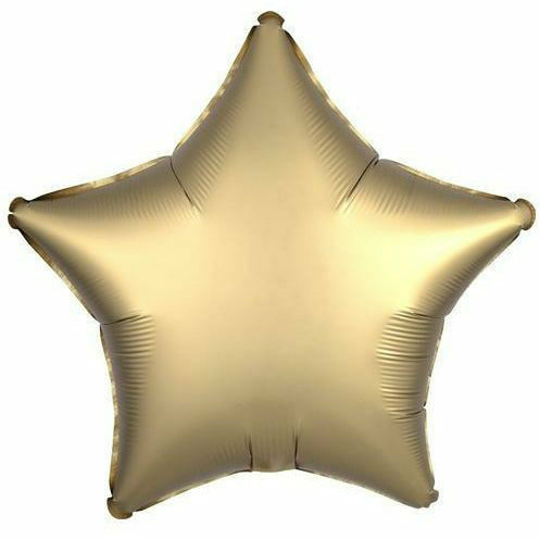 Mayflower Distributing BALLOONS 002 19" Gold Star Foil