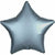 Mayflower Distributing BALLOONS 008 19" Steel Blue Star Foil