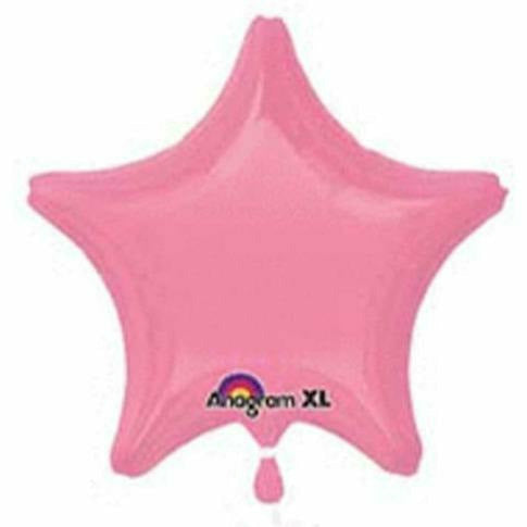 014 19 Bright Bubblegum Pink Star Foil