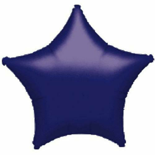 Mayflower Distributing BALLOONS 016 19&quot; Purple Metallic Star 19&quot; Foil