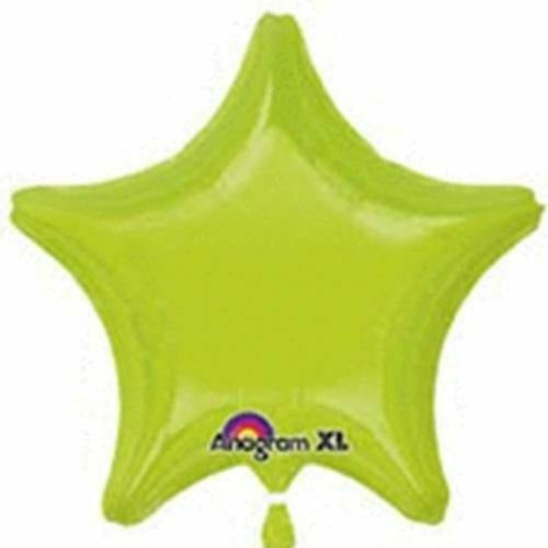 Mayflower Distributing BALLOONS 020 19&quot; Kiwi Green Star Foil