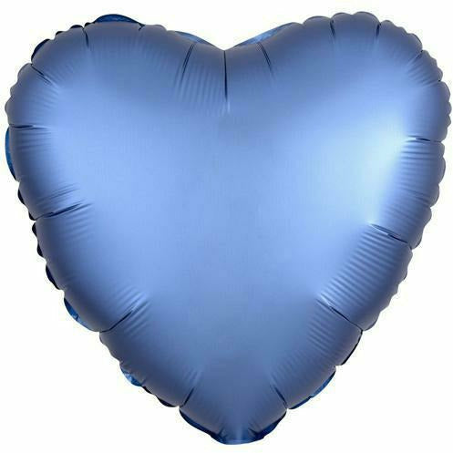 Mayflower Distributing BALLOONS 032 17&quot; Azure Heart Foil