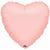 Mayflower Distributing BALLOONS 037 17" Pastel Pink Heart Foil