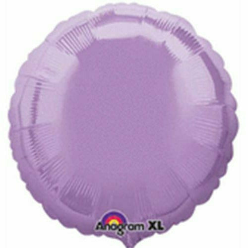 Mayflower Distributing BALLOONS 064 17" Lavender Pearl Circle Foil