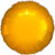 Mayflower Distributing BALLOONS 071 17" Metallic Gold Circle Foil