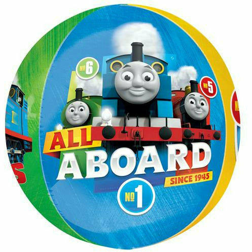 Mayflower Distributing BALLOONS 097 Thomas &amp; Friends All Aboard Orbz 16&quot; Mylar Balloon