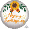Mayflower Distributing BALLOONS 18" Thanksgiving Satin Infused Floral Foil Balloon