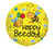 Mayflower Distributing BALLOONS 261 17" Happy BeeDay Foil Balloon