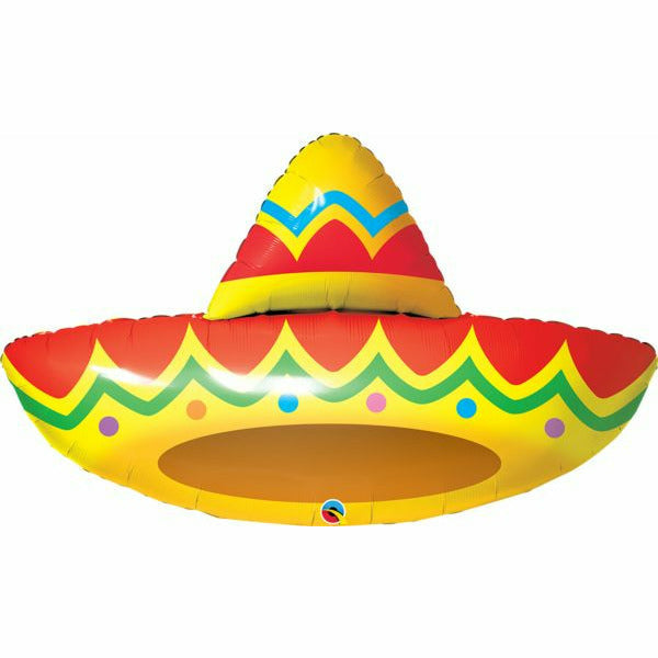 Mayflower Distributing BALLOONS 334A  Jumbo Sombrero 41&quot; Mylar Balloon