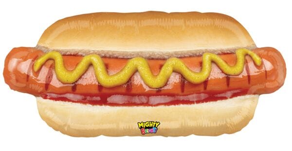 Mayflower Distributing BALLOONS 34" Mighty Hot Dog Supershape Foil Balloon