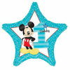 Mayflower Distributing BALLOONS 486 Mickey Mouse 1st Birthday Star 19" Mylar Balloon
