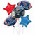 Mayflower Distributing BALLOONS 489 Tennessee Titans Balloon Bouquet 5PC