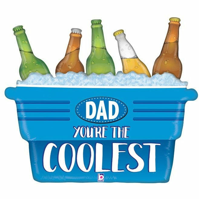 Mayflower Distributing BALLOONS B011 33&quot; DAD YOU&#39;RE THE COOLEST COOLER FOIL BALLOON