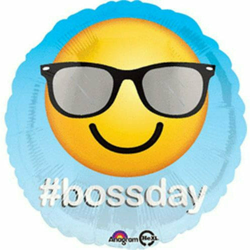 Mayflower Distributing BALLOONS C001 Hashtag Boss&#39;s Day 18&quot; Mylar Balloon